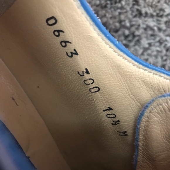 (Sold) Denim blue alligator dress shoe Sz10.5 - Picture 7 of 7